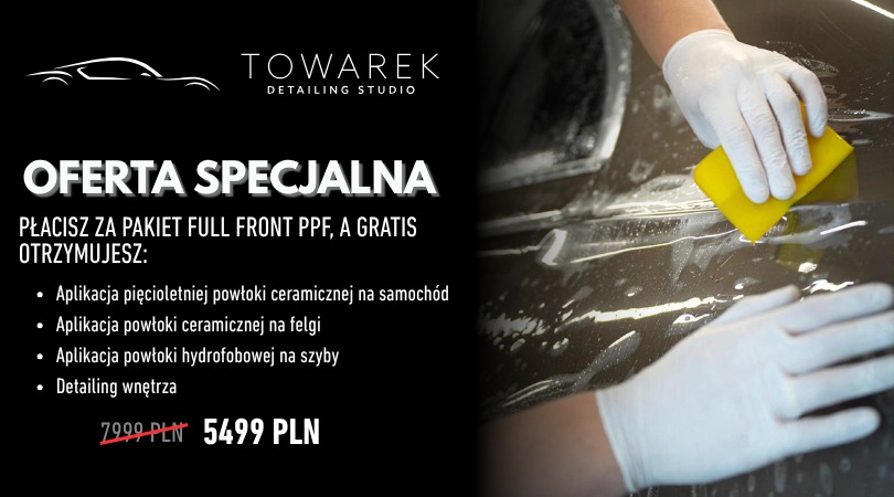 Towarek Detailing Studio Facebook ad from Oct 29, 2025