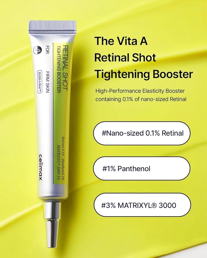 Korean Cosmetic Cyprus Facebook ad: Celimax Retinal Booster Shot, 15ml, €19