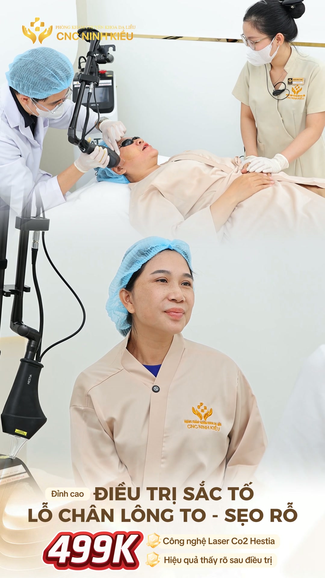 Phòng Khám Chuyên Khoa Da Liễu CNC Ninh Kiều Facebook ad: 499k 𝐧𝐚́𝐦, 𝐬𝐞̣𝐨 𝐫𝐨̂̃ đ𝐞̂́𝐧 𝐥𝐚̃𝐨 𝐡𝐨́𝐚