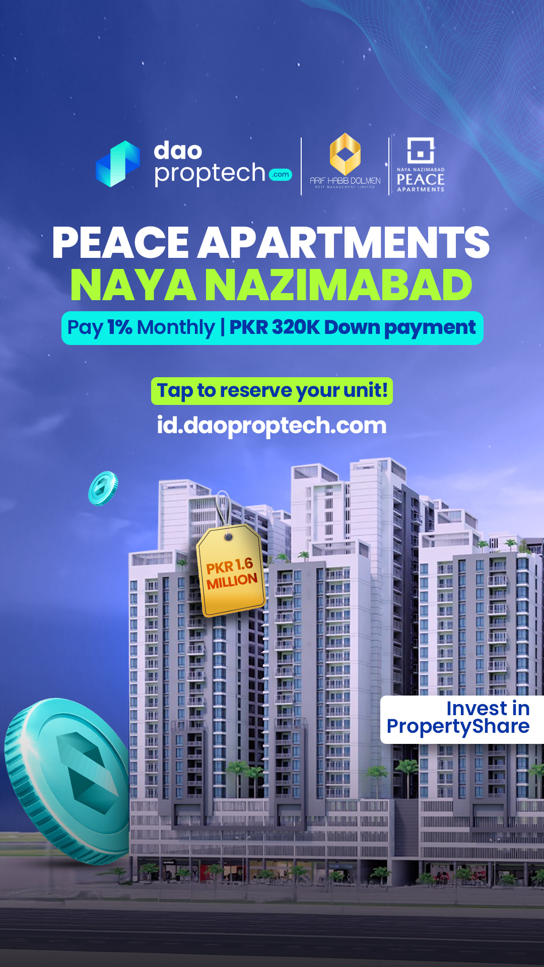 DAO PropTech Facebook ad