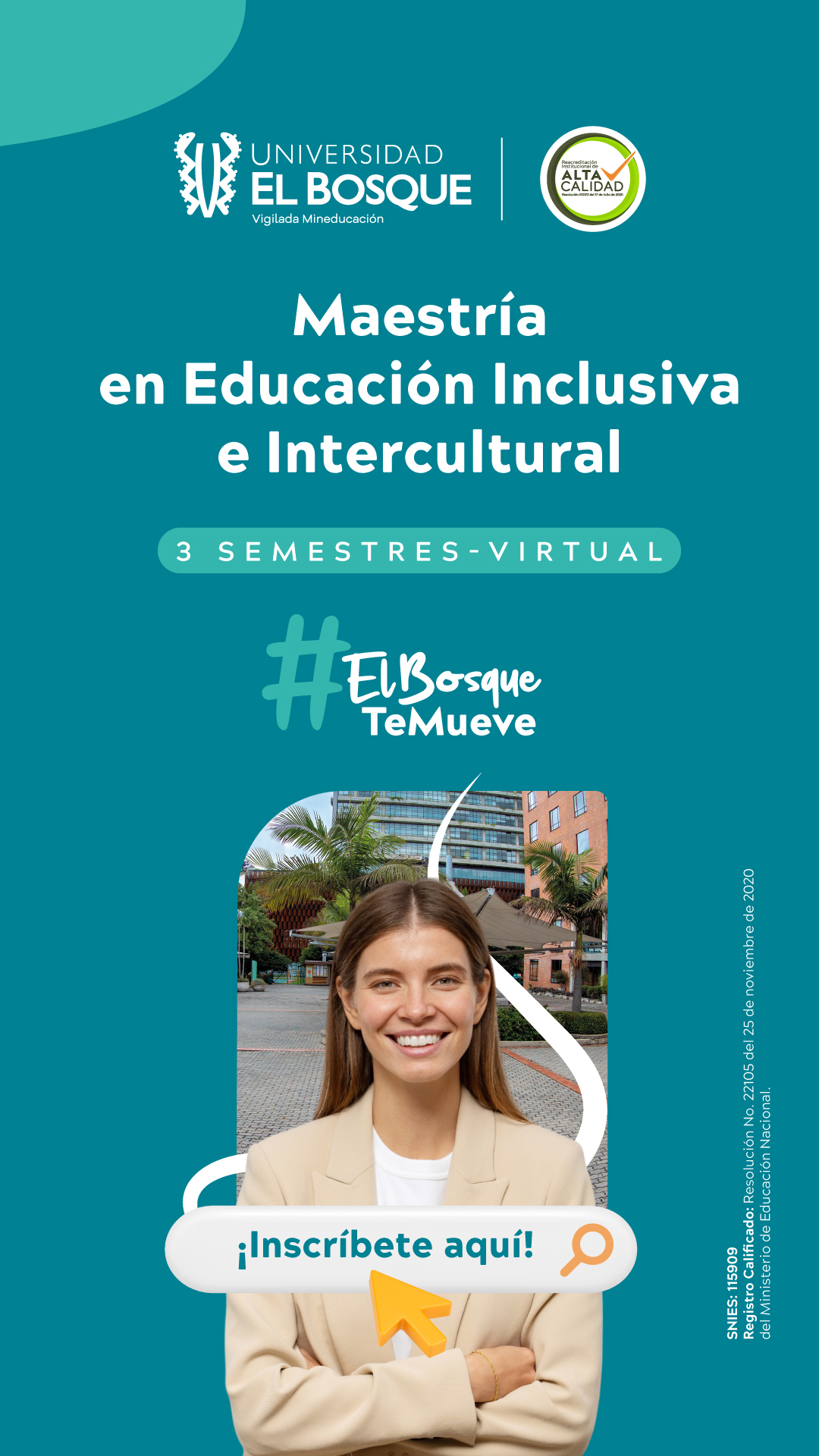 Admisiones Universidad El Bosque Facebook ad from Jun 16, 2026