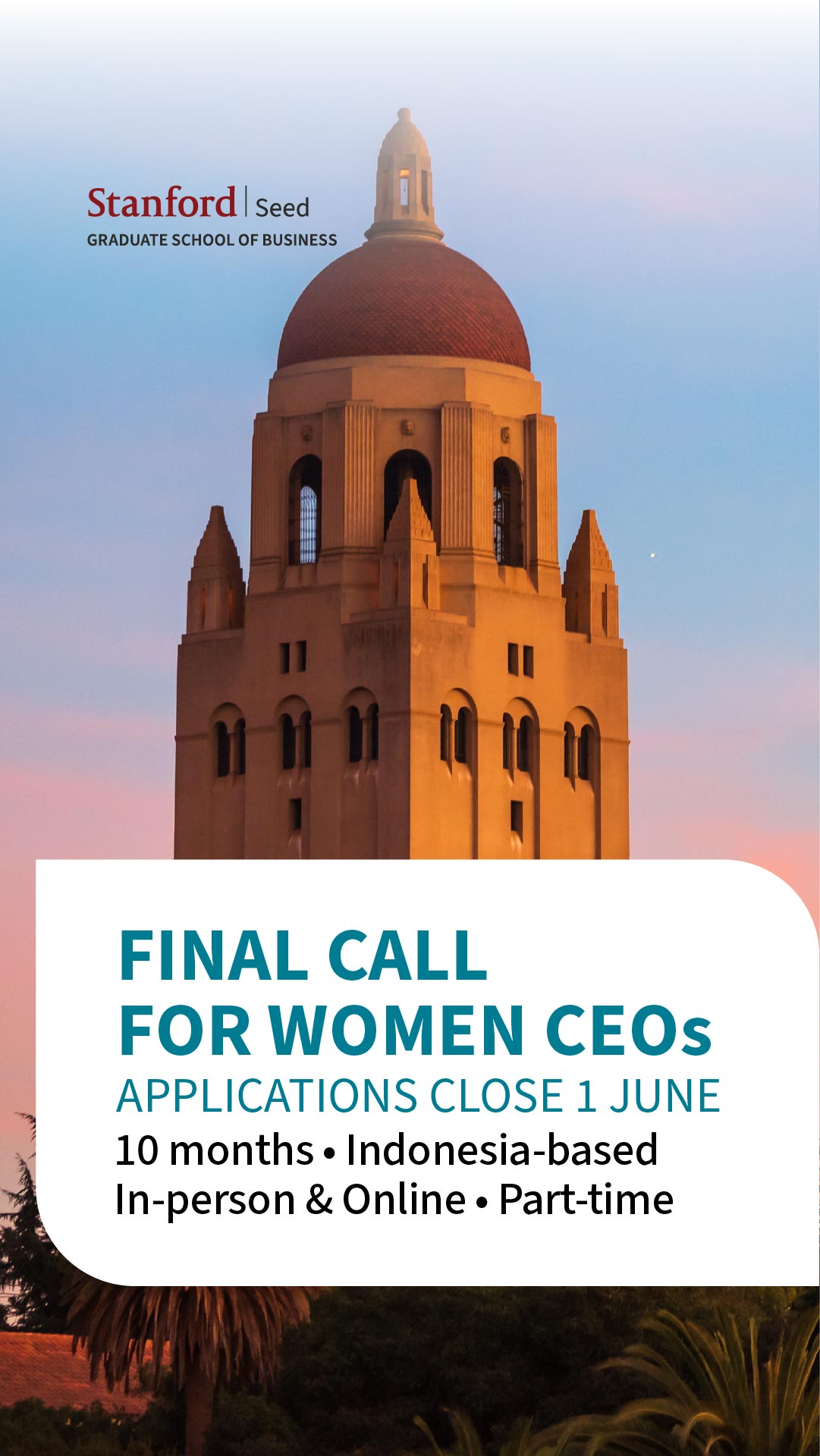 Stanford Seed Facebook ad from May 25, 2026