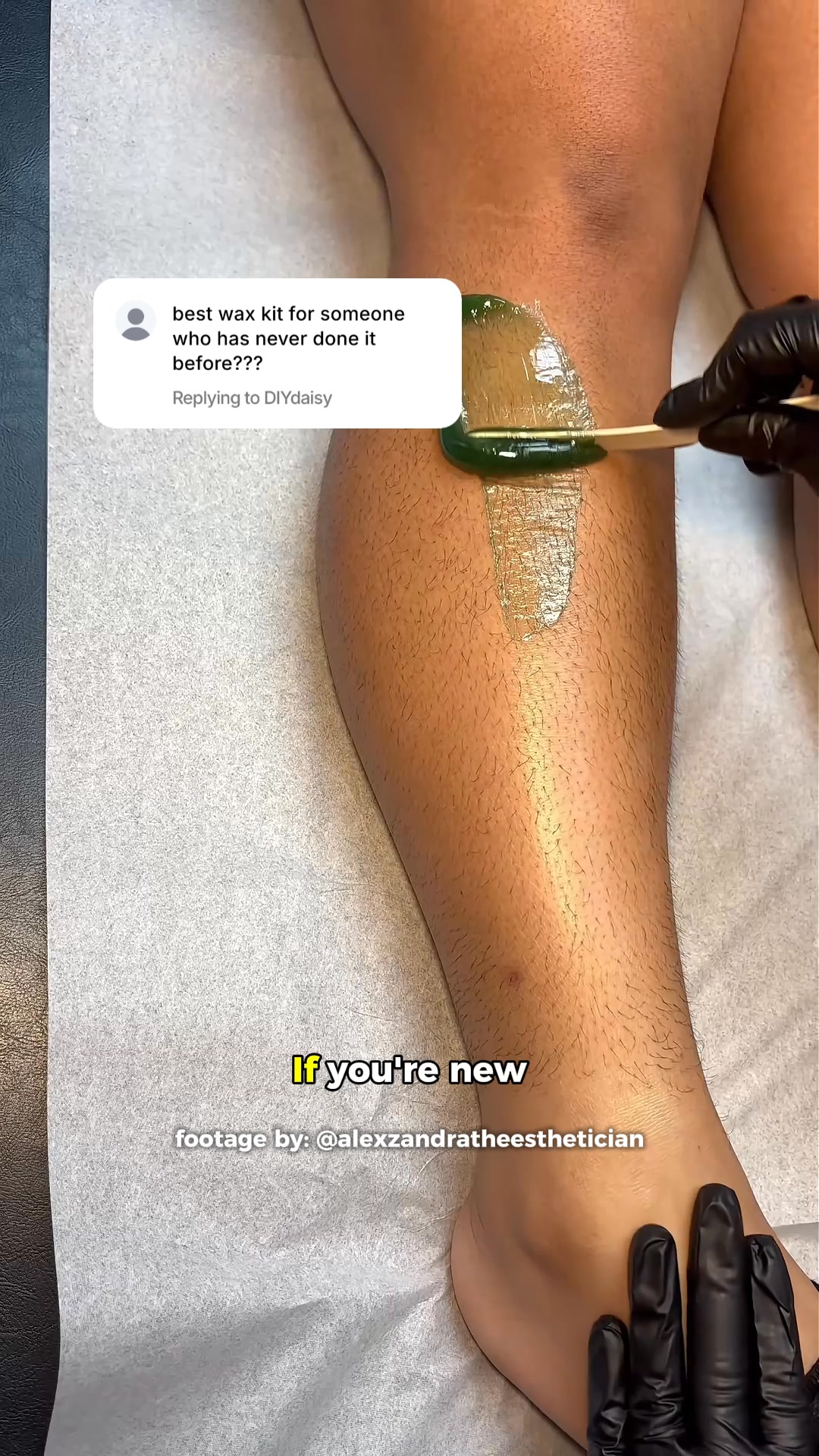 Tress Wellness Facebook ad: First Time Waxing? Everything You Need is in This Box