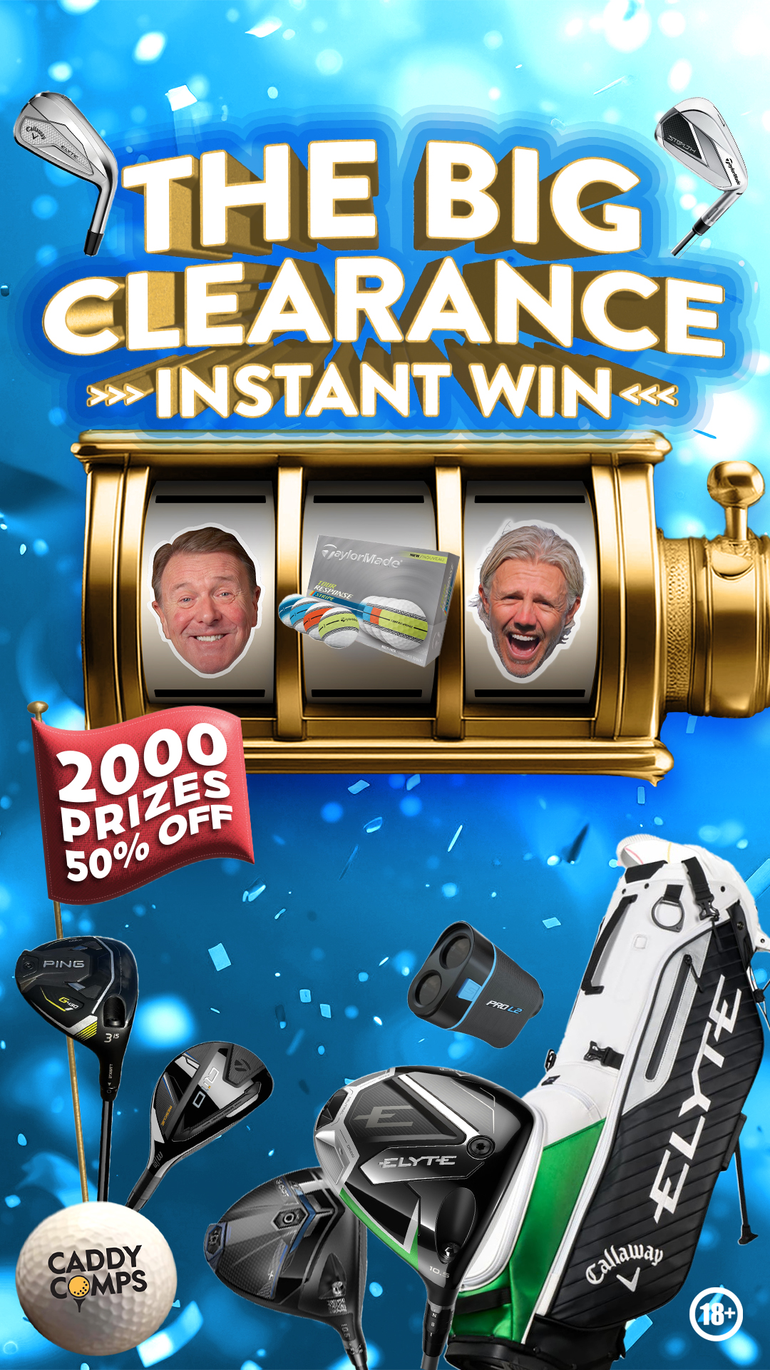 Caddy Comps Facebook ad