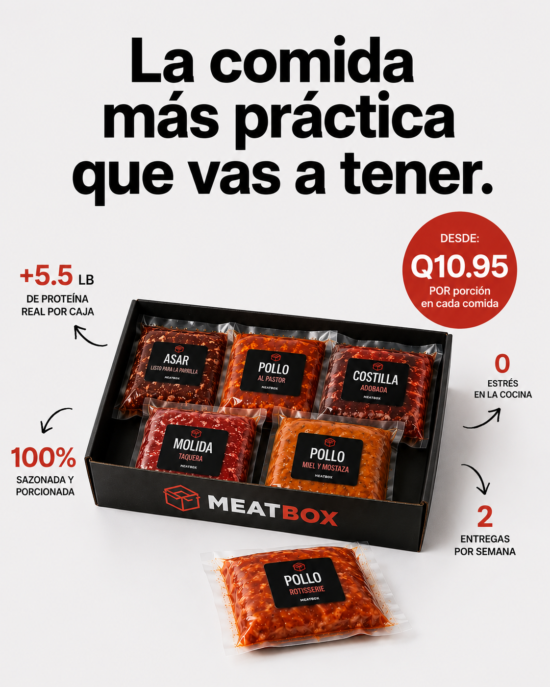Meat Box Facebook ad: Quiero un cupo