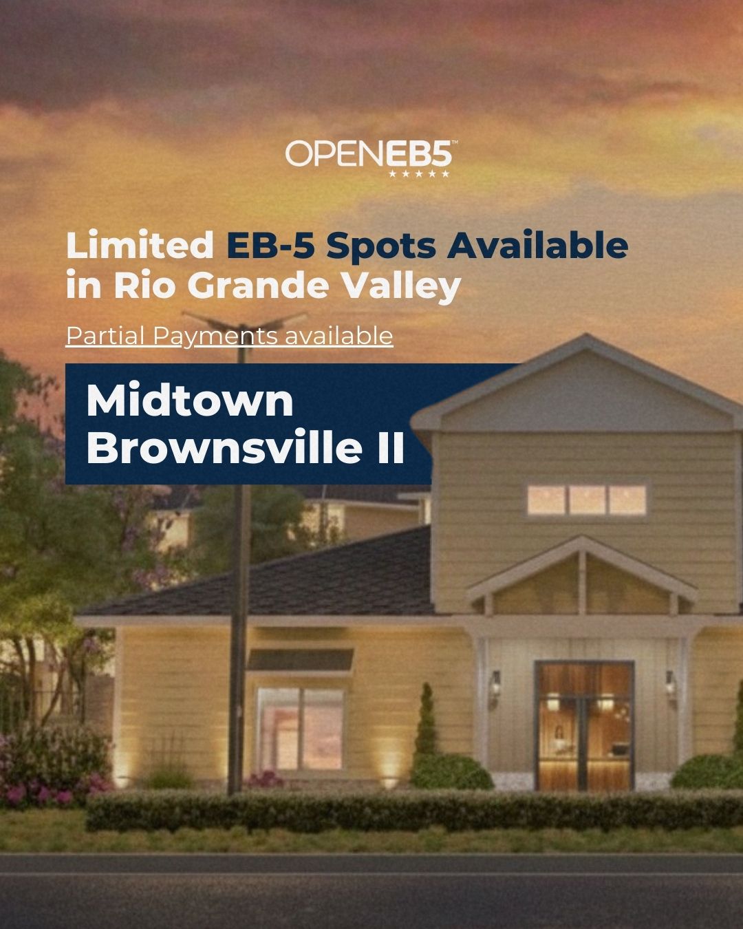 Open EB5 Facebook ad