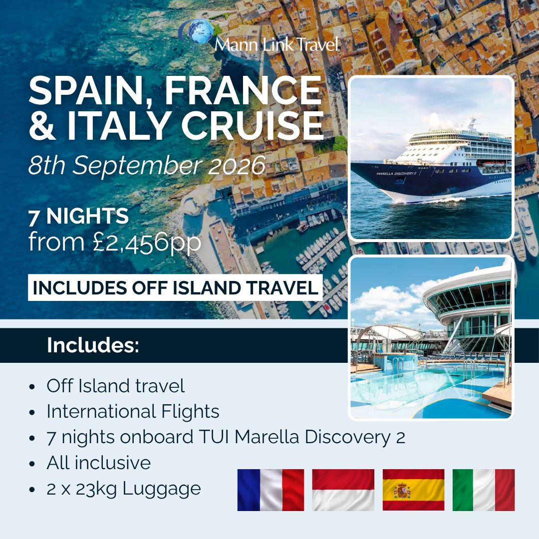 Mann Link Travel Facebook ad