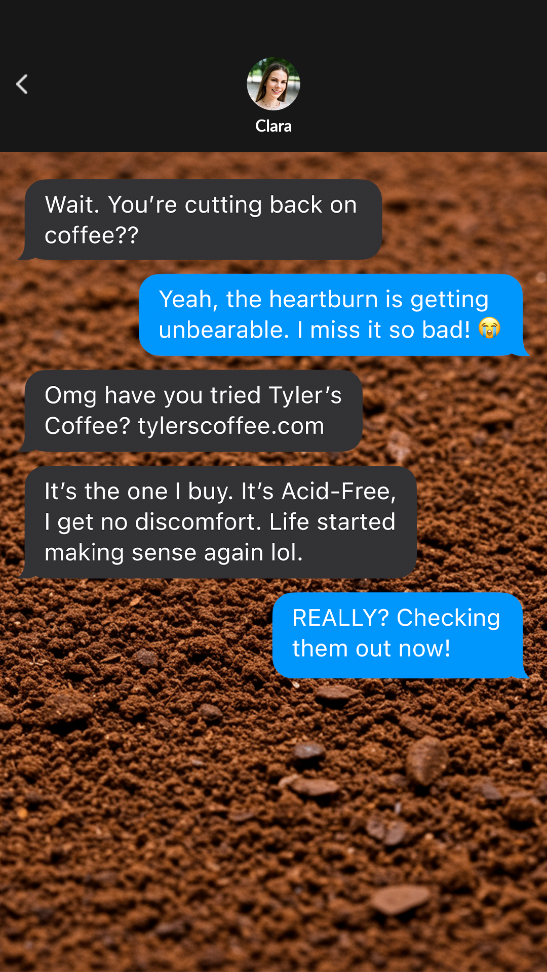 Tylers Coffee Facebook ad