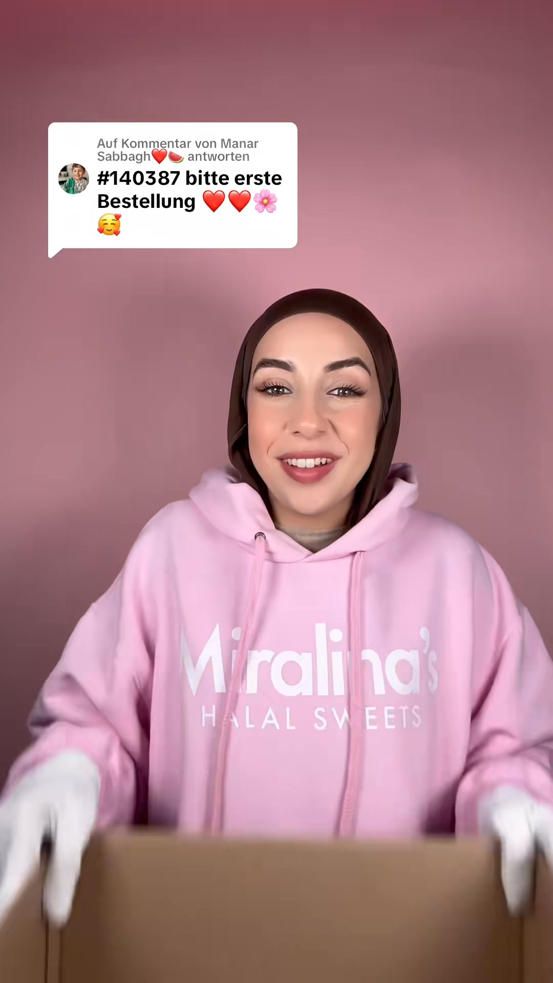 Miralina's Halal Sweets Facebook ad: Entdecke unsere große Auswahl an Halal-Süßwaren
