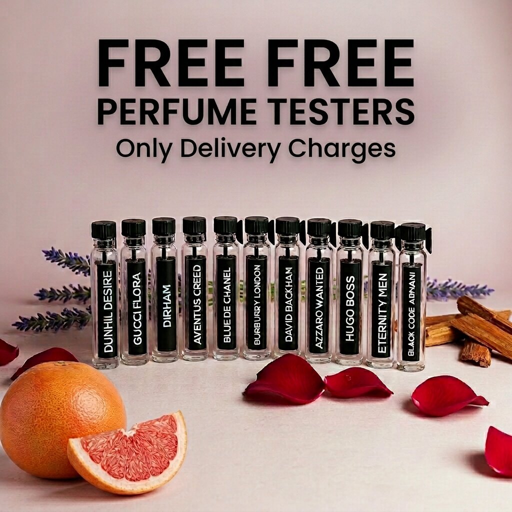 Bincy Facebook ad: FREE luxury branded perfume tester