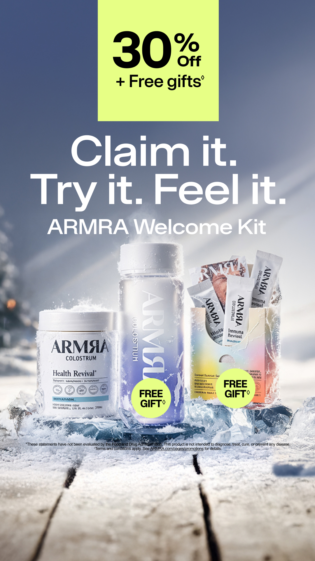 ARMRA Facebook ad
