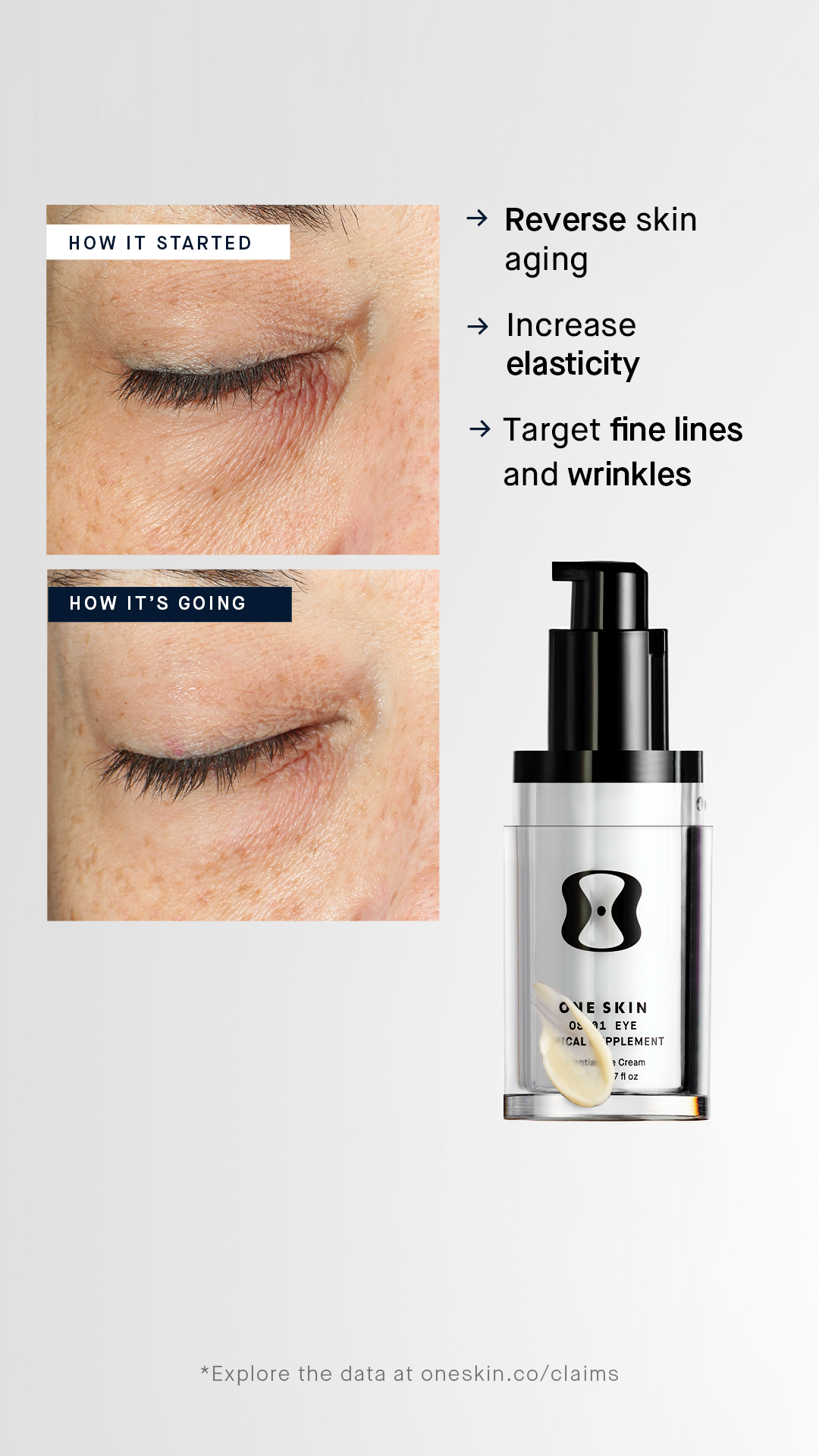 OneSkin Facebook ad