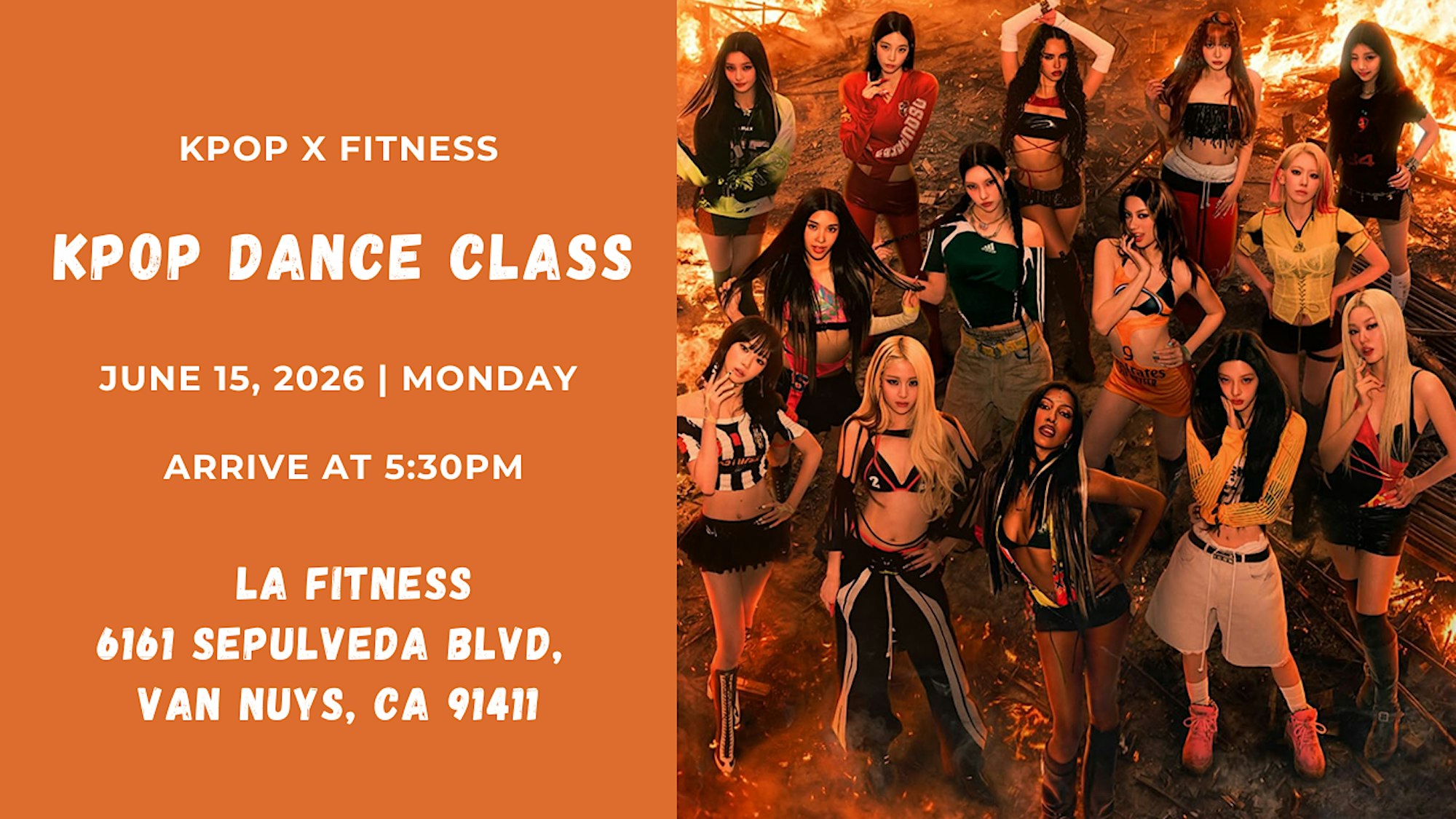 CD + The Playas Facebook ad: KPOP DANCE CLASS | KPOP X FITNESS