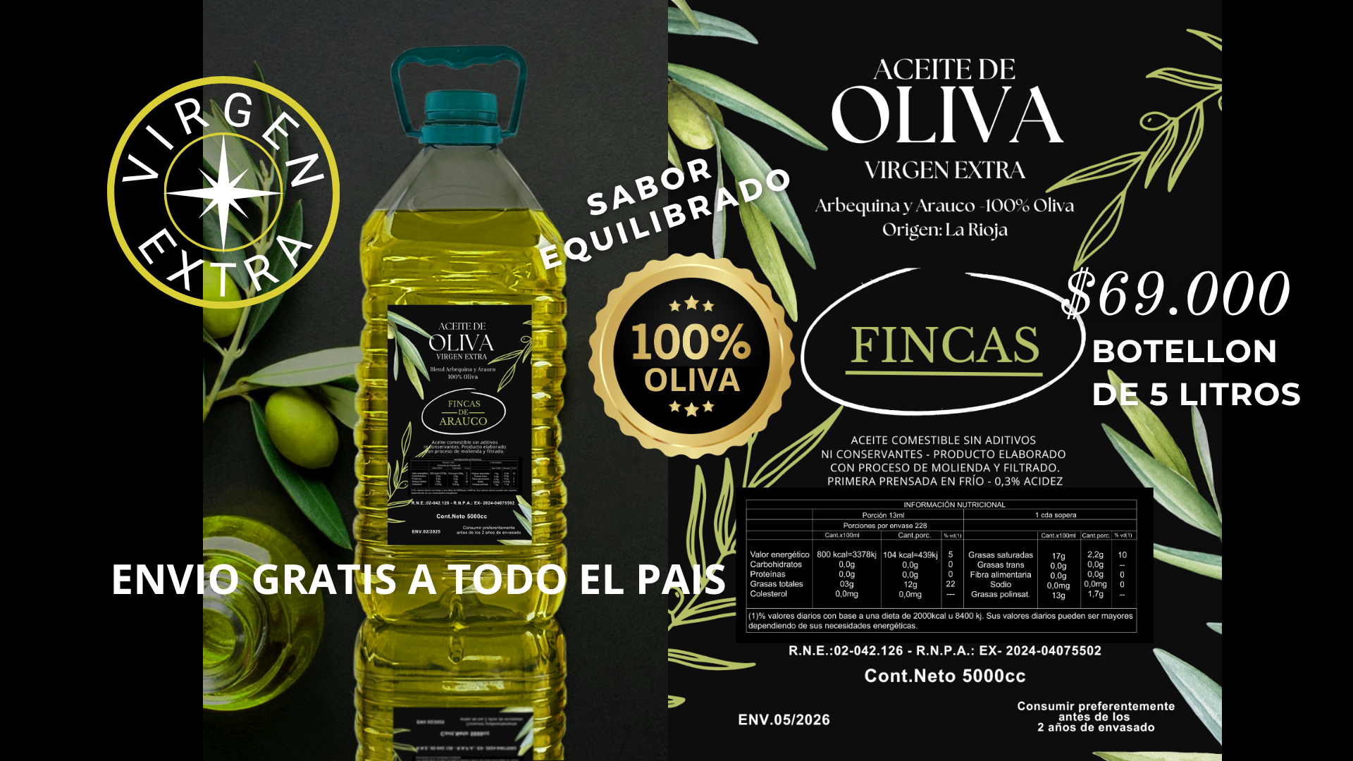 Oliva de Origen Facebook ad from Aug 6, 2026