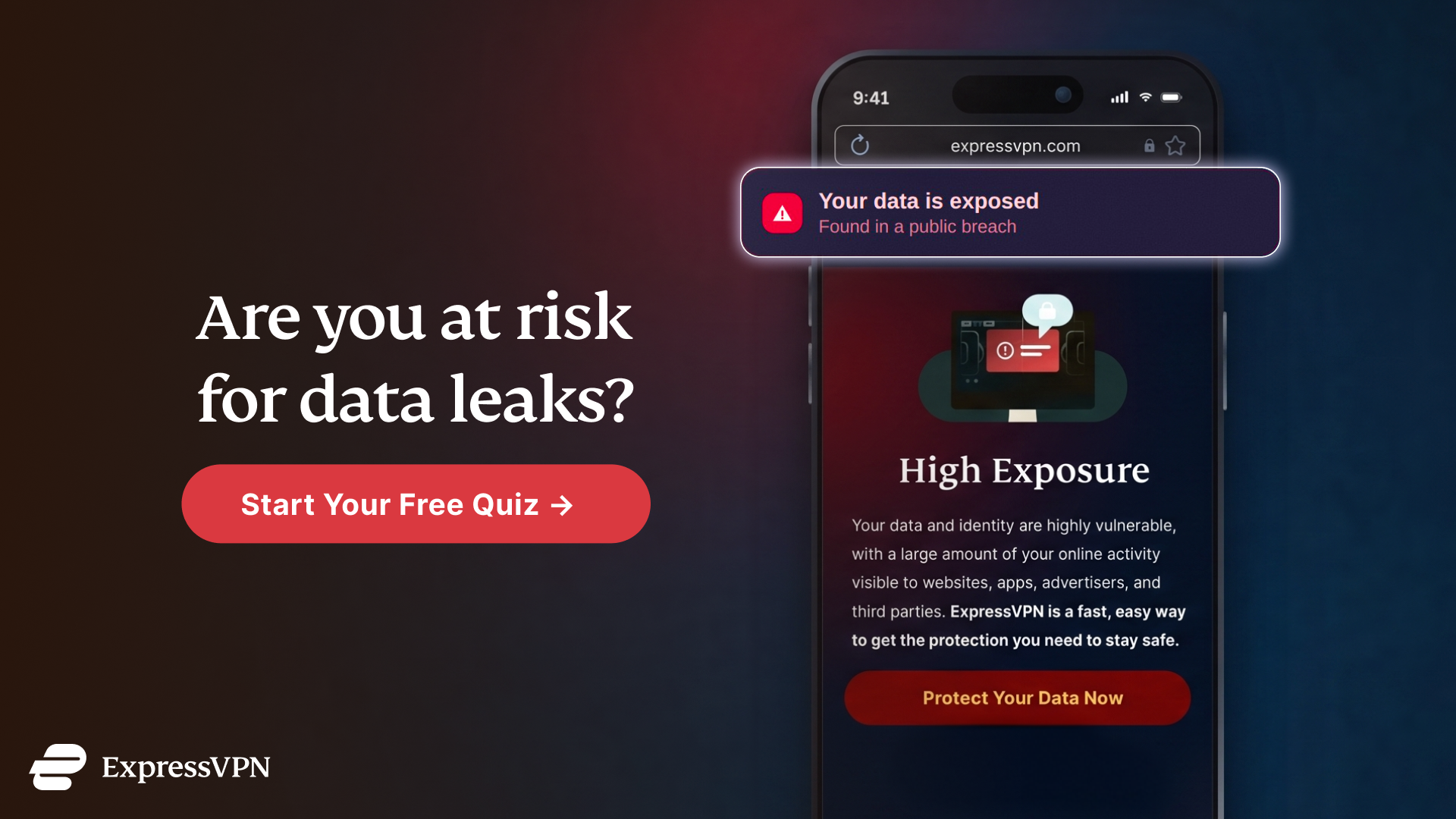 ExpressVPN Facebook ad