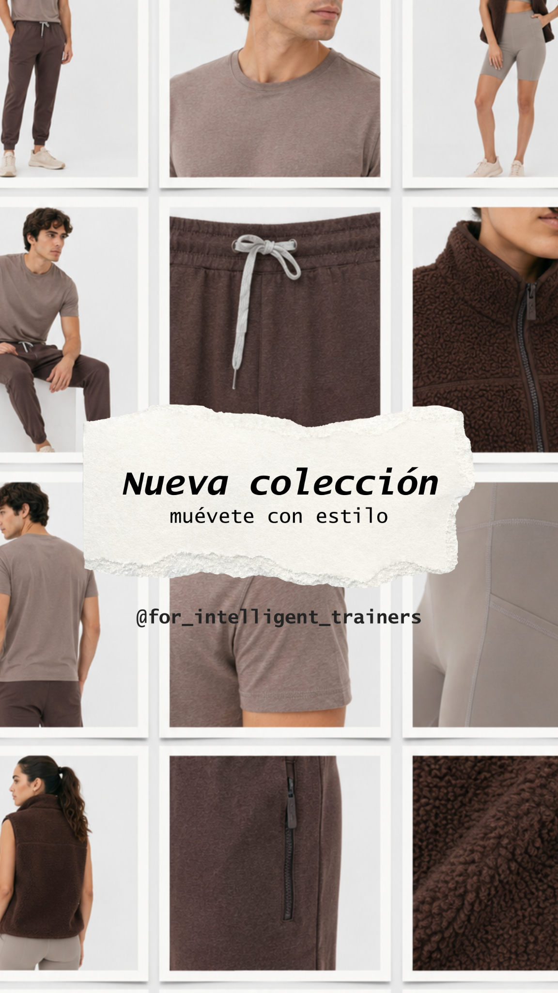 FIT For Intelligent Trainers Facebook ad: Nueva colección. Nueva energía.