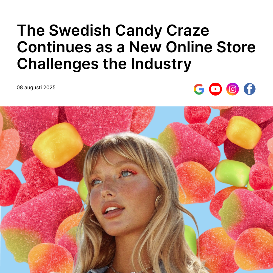 Swedish Candy Facebook ad