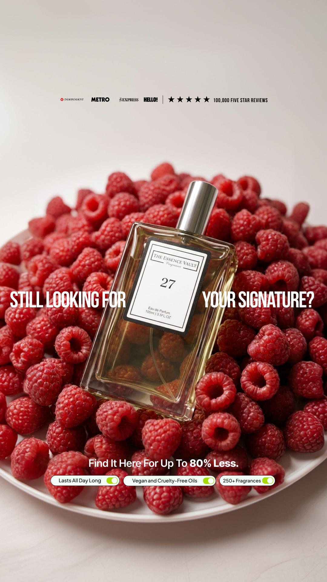 The Essence Vault Facebook ad