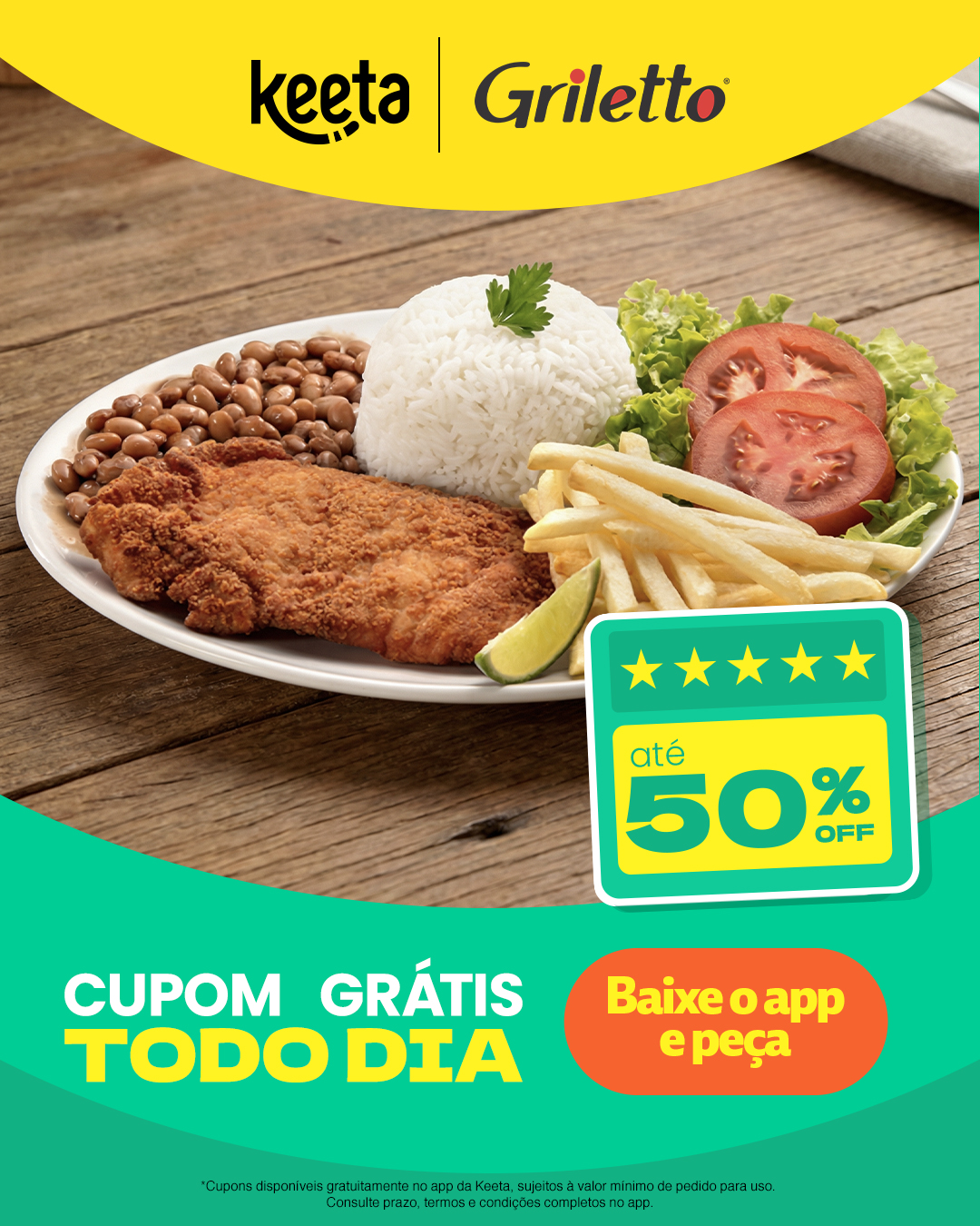 Keeta Brasil Facebook ad
