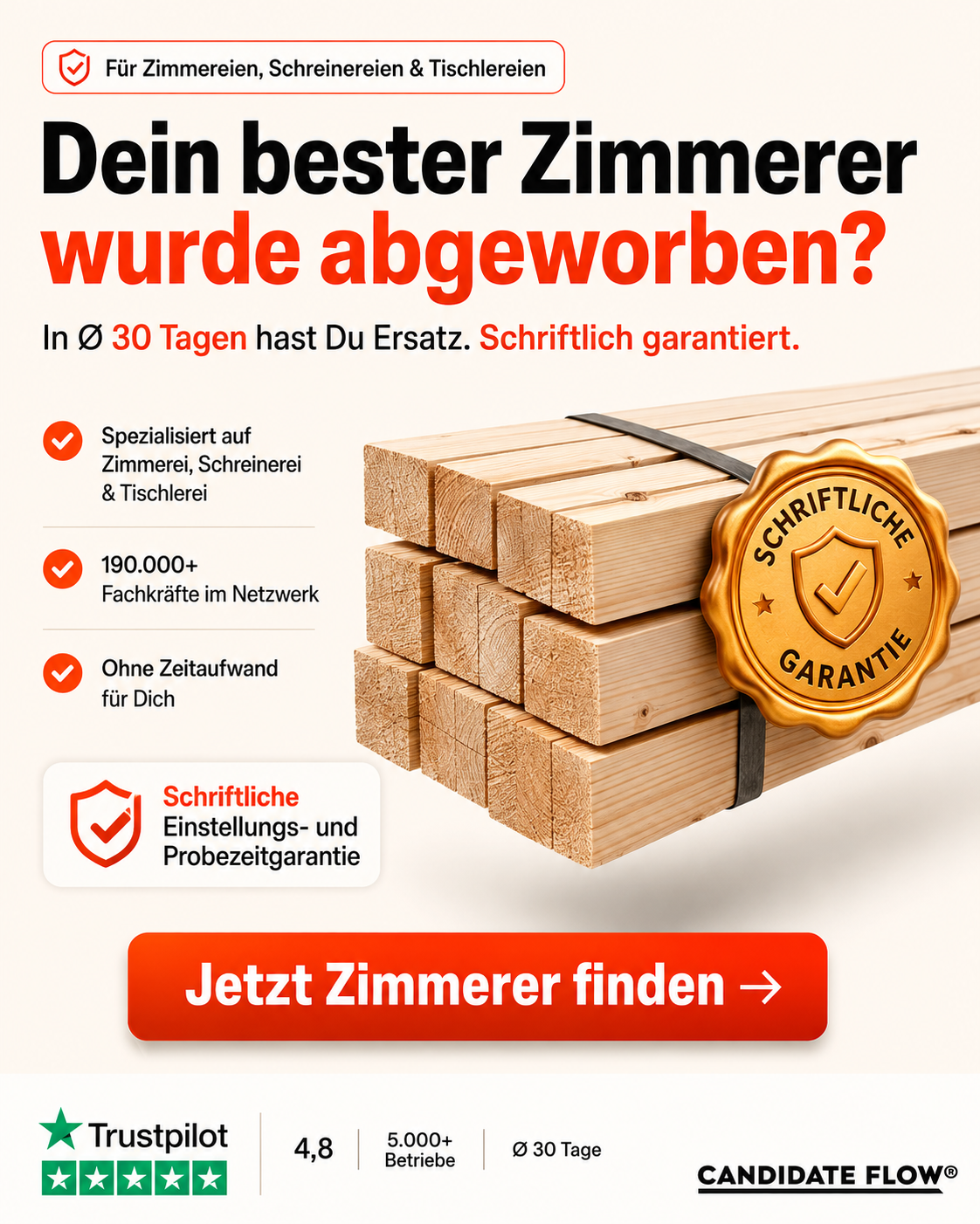 Candidate Flow GmbH - Recruiting Partner für den Mittelstand Facebook ad