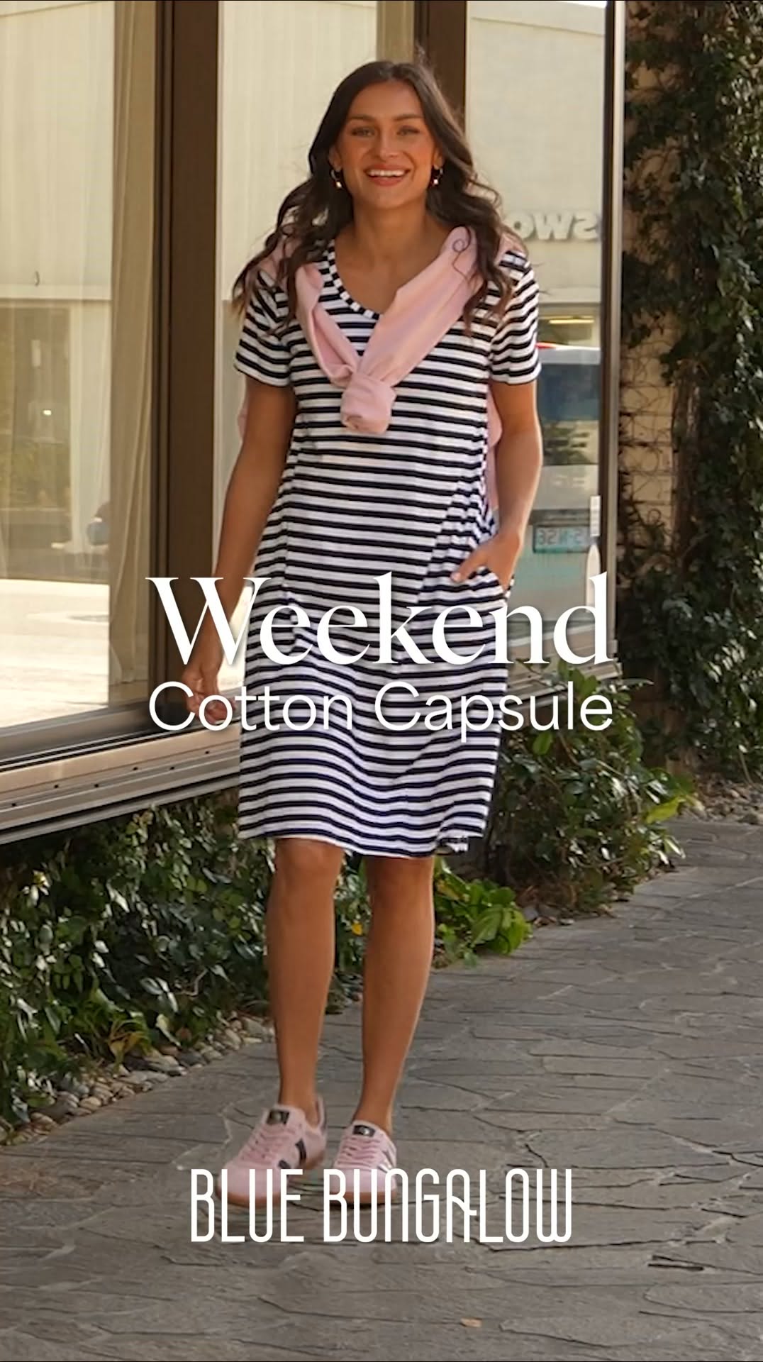 Blue Bungalow Facebook ad: Weekend Cotton Capsule - from $29.95