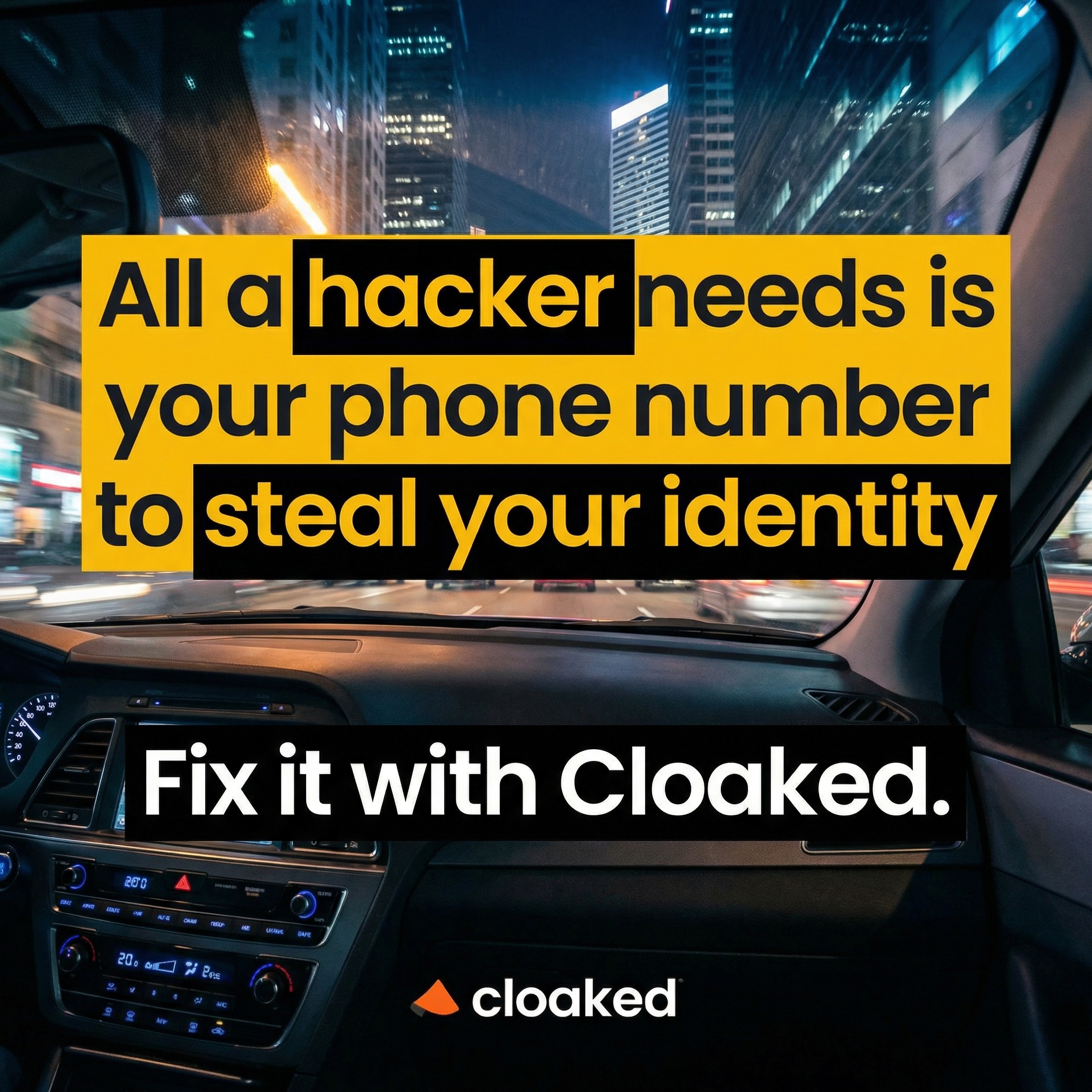 Cloaked Inc. Facebook ad