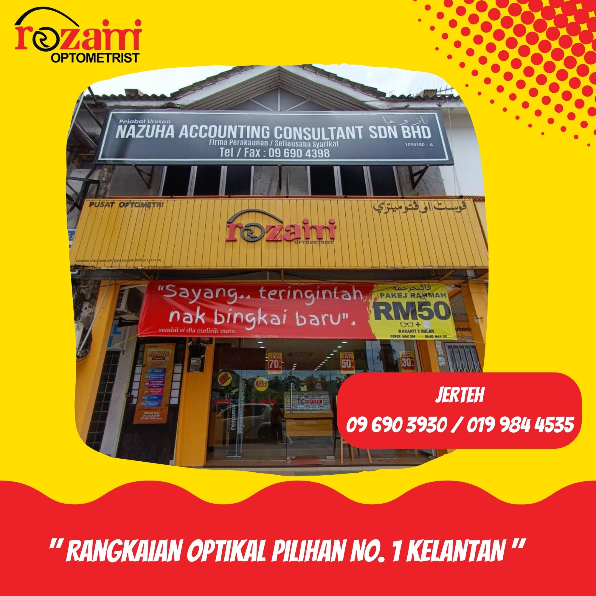 Rozaimi Optometrist Facebook ad