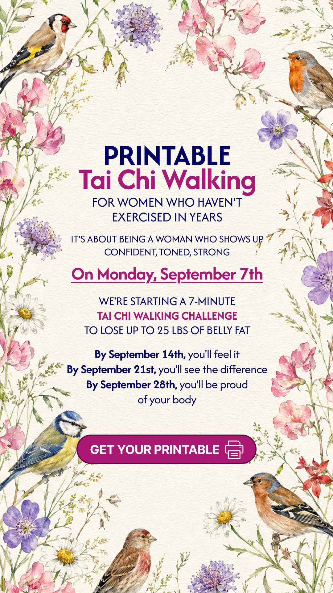 WalkFit Daily Walking Plan Facebook ad