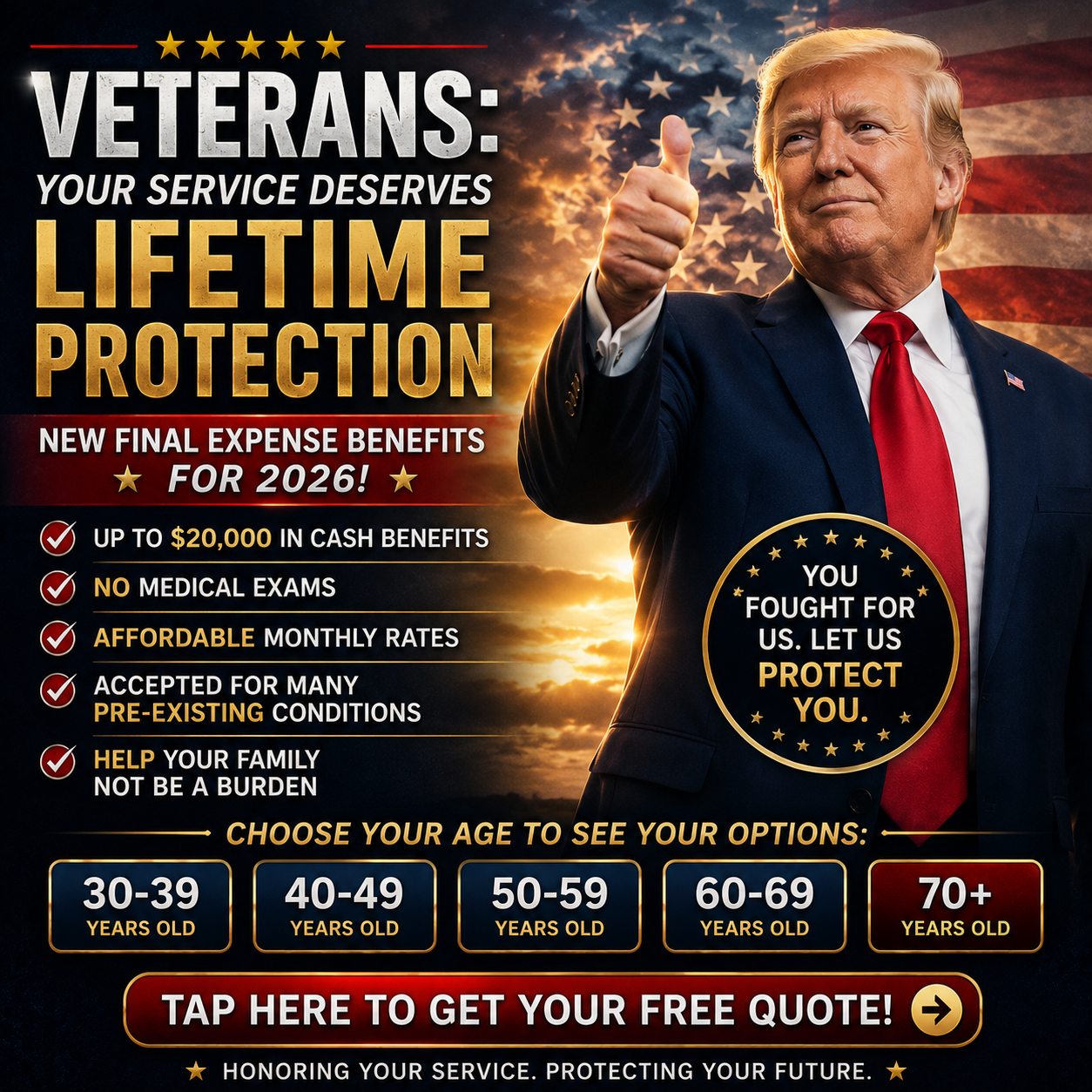 Forever Family Insurance Facebook ad