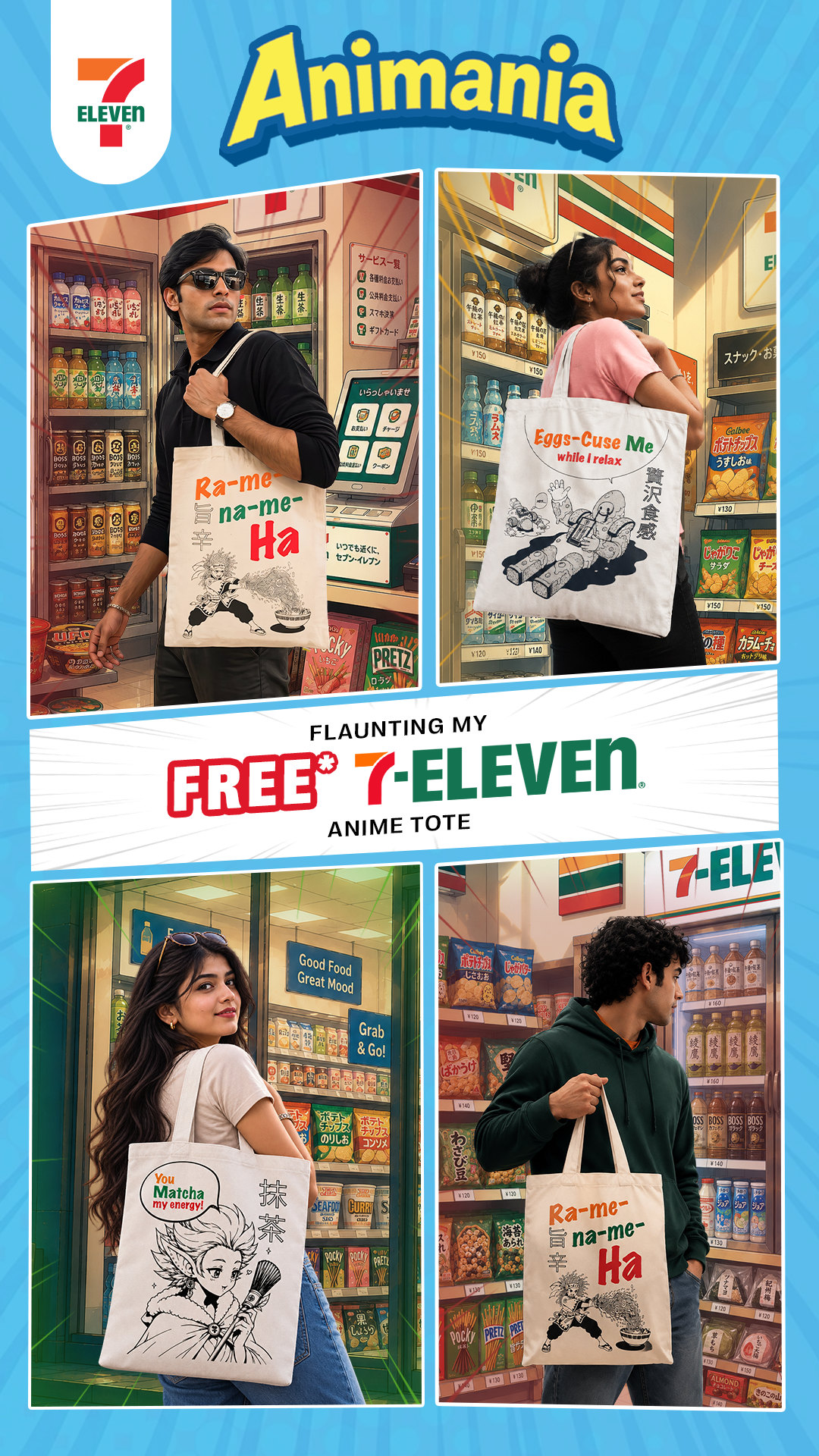 7-ElevenIndia Facebook ad: Come for the anime vibes, leave with the…