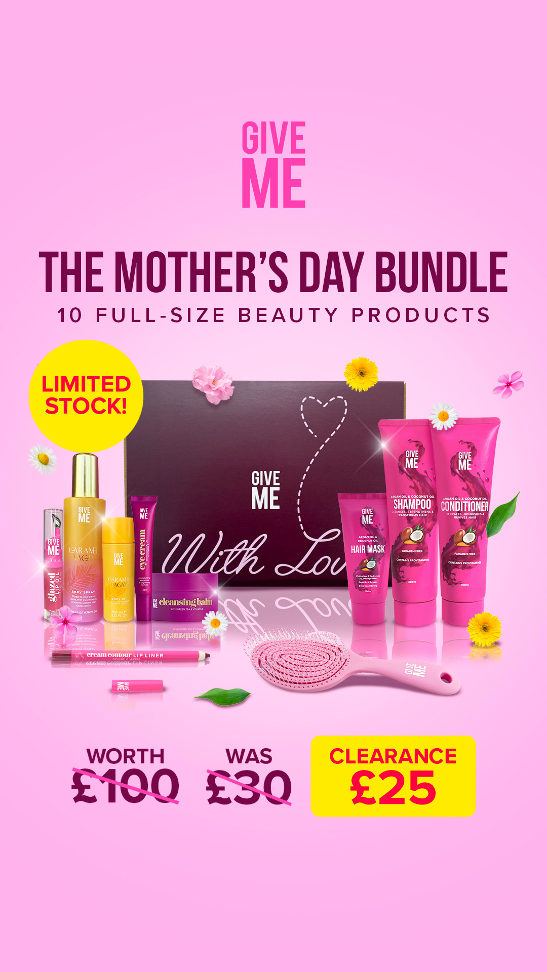 Give Me Cosmetics Facebook ad