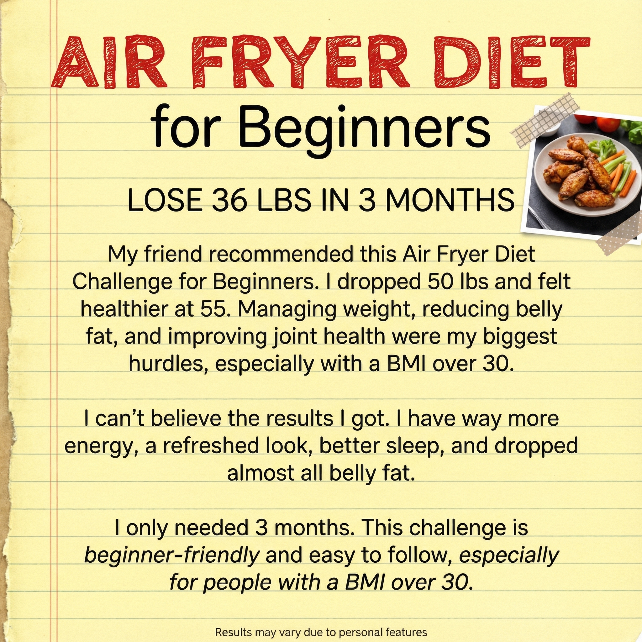 Air Diet Facebook ad