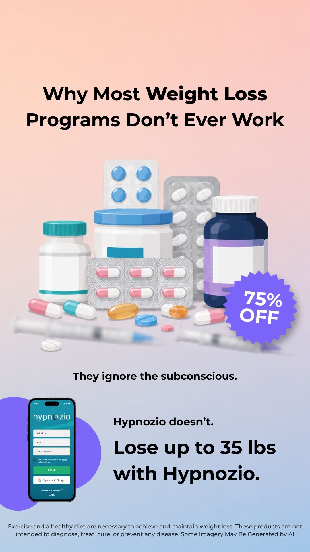 Hypnozio: power of hypnotherapy Facebook ad