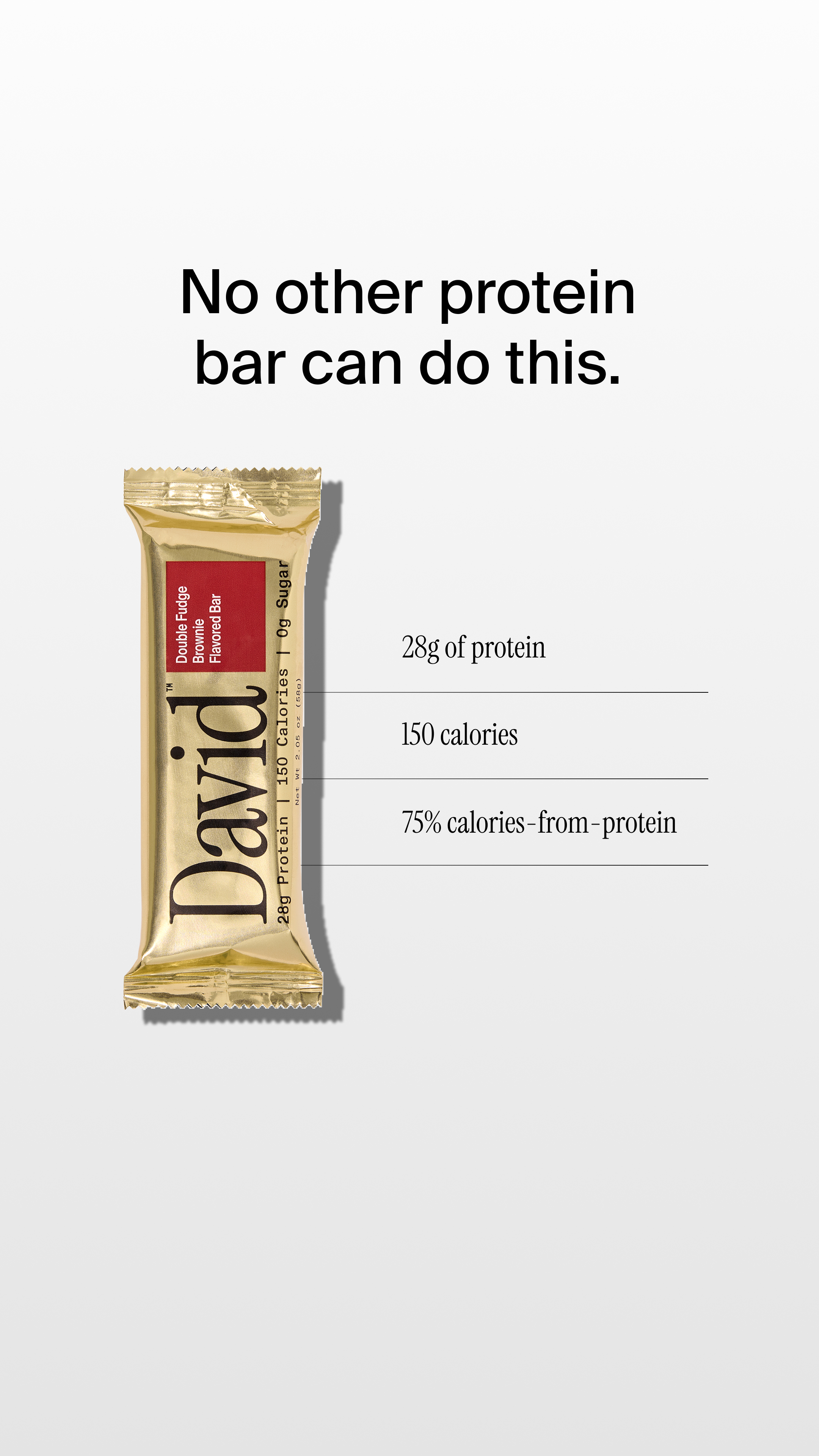 David Protein Facebook ad