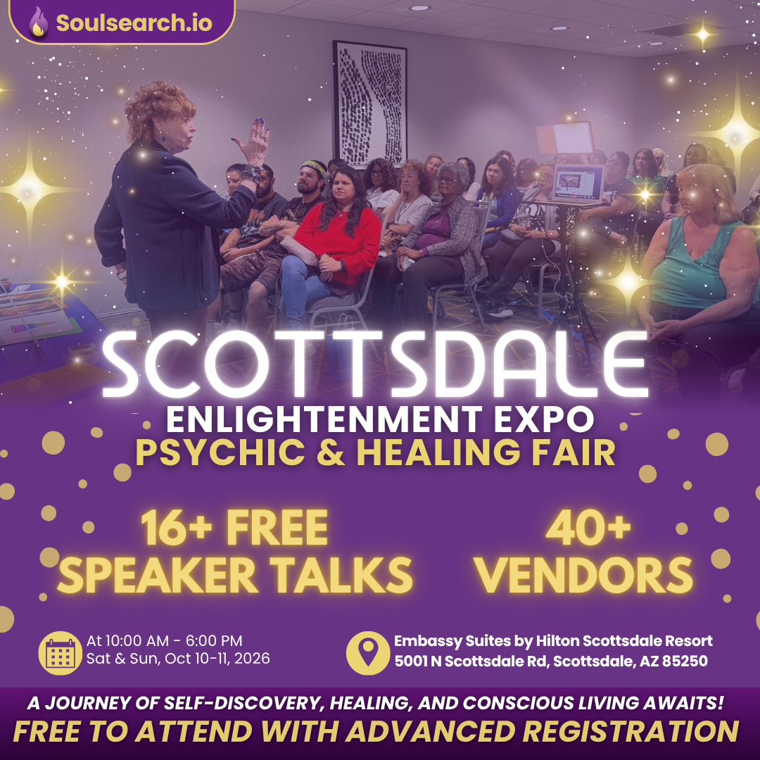 SoulSearch Facebook ad: Scottsdale Enlightenment Expo, Oct 10-11