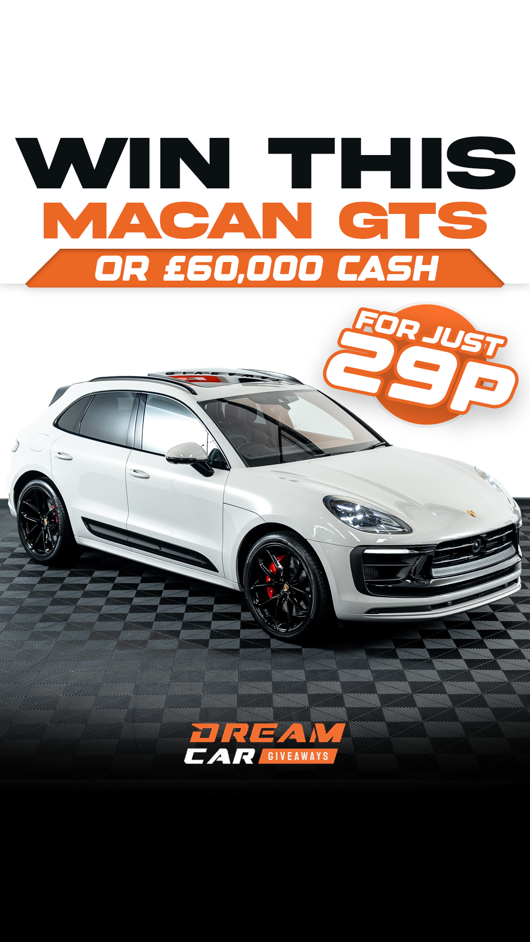 Dream Car Giveaways Facebook ad
