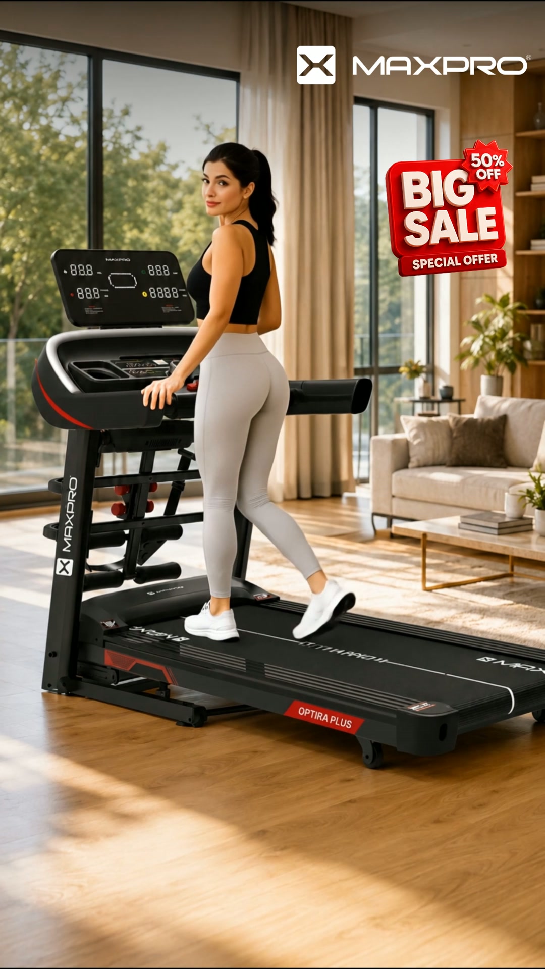 Maxpro Fitness Equipments Facebook ad: Maxpro is lighting up your workouts with a mega sale