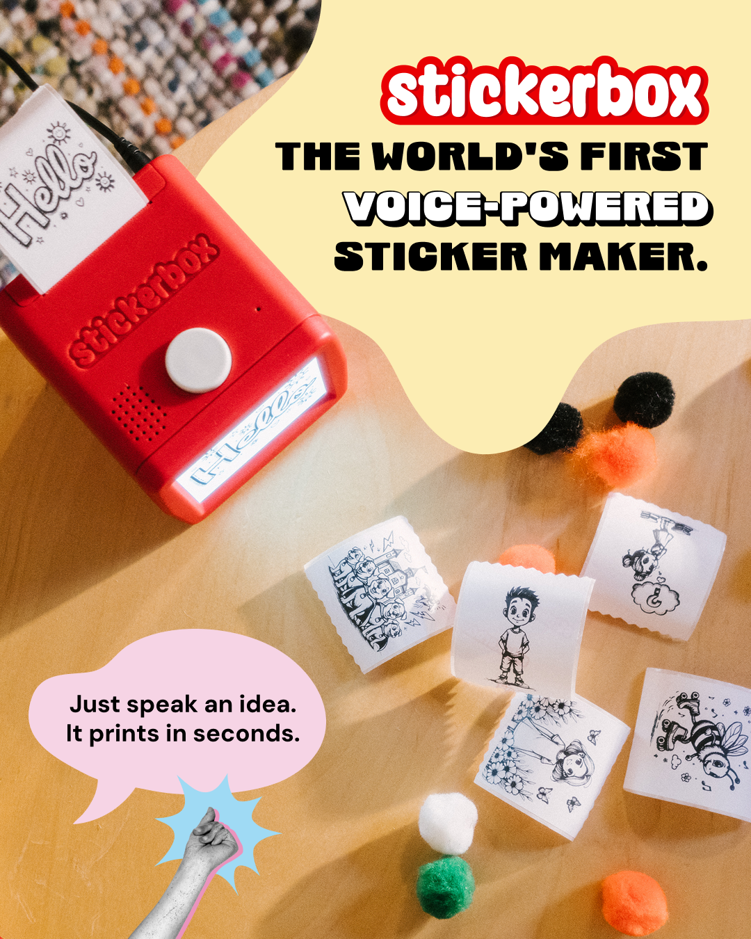 Stickerbox Facebook ad