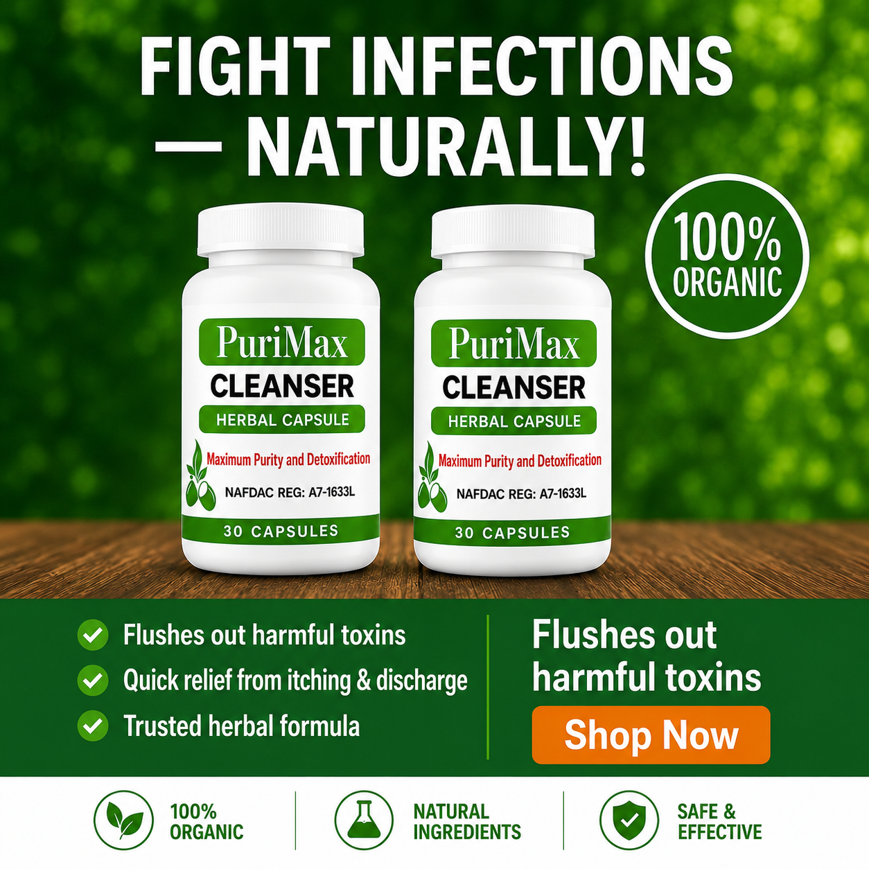 Presh Ultimate Wellness Facebook ad