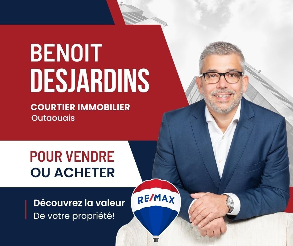 Benoit Desjardins courtier immobilier REMAX Facebook ad