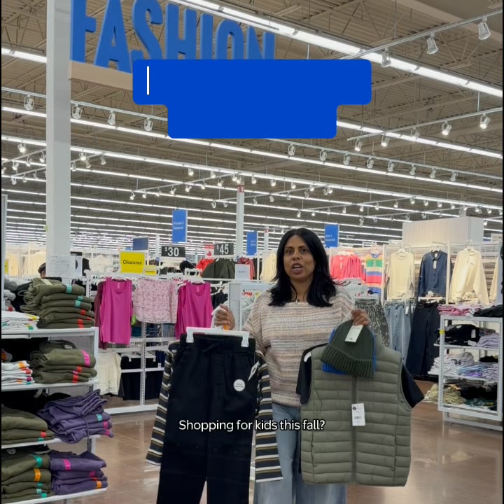 Walmart Canada Facebook ad: Kids’ Fall Style for Less