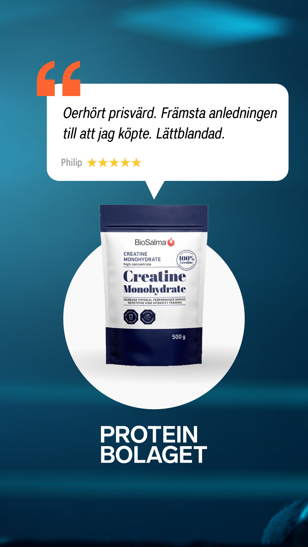 ProteinBolaget.se Facebook ad