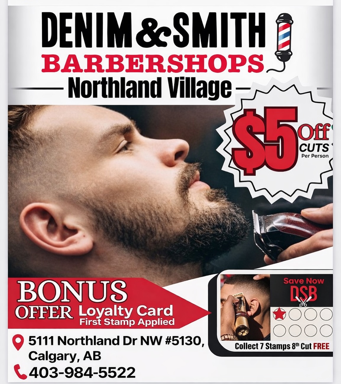 Denim & Smith Northland Village Facebook ad: DENIM & SMITH, NORTHLAND VILLAGE (NW CALGARY)