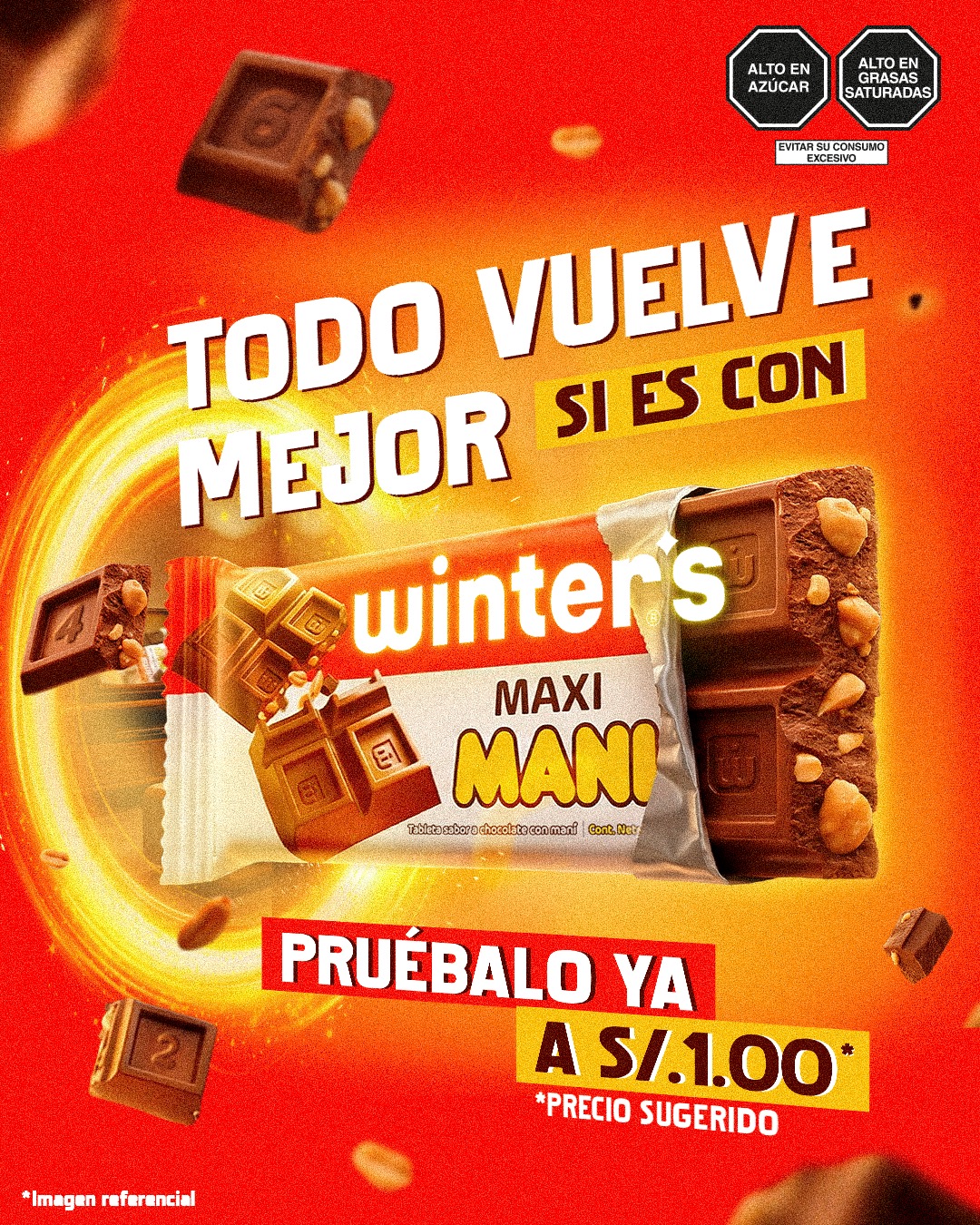 Winter's Facebook ad
