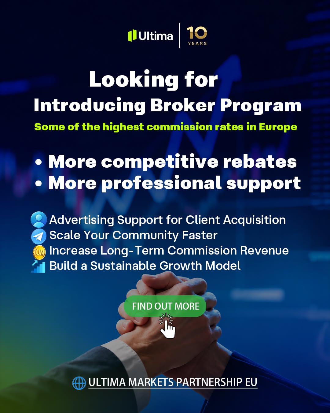 Ultima Markets IB Program EU Facebook ad