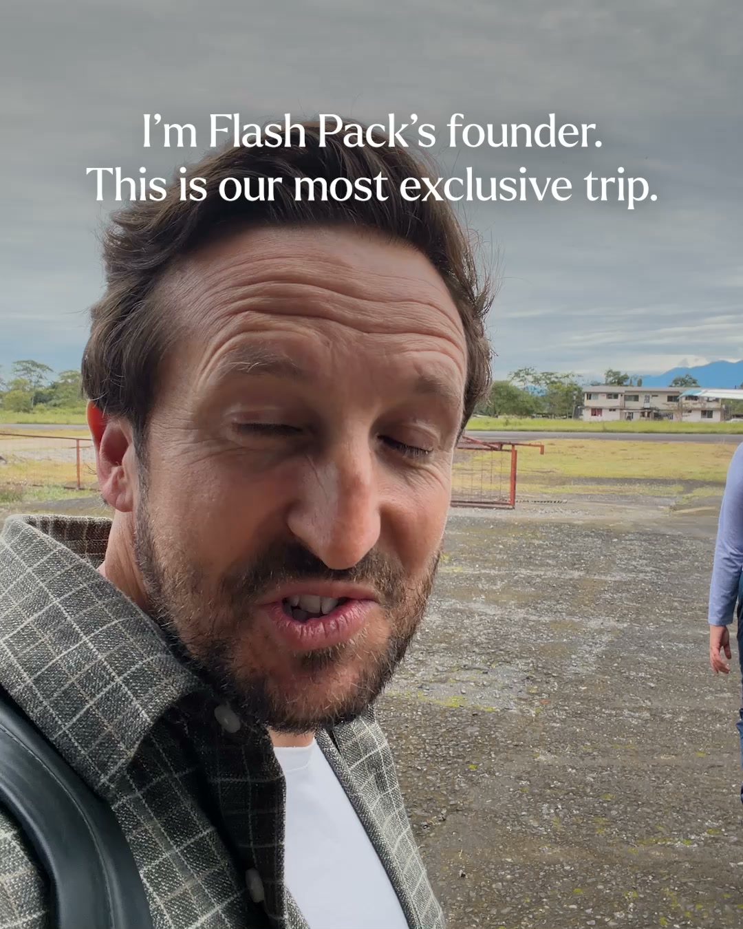Flash Pack Facebook ad: Come With Me To The Amazon