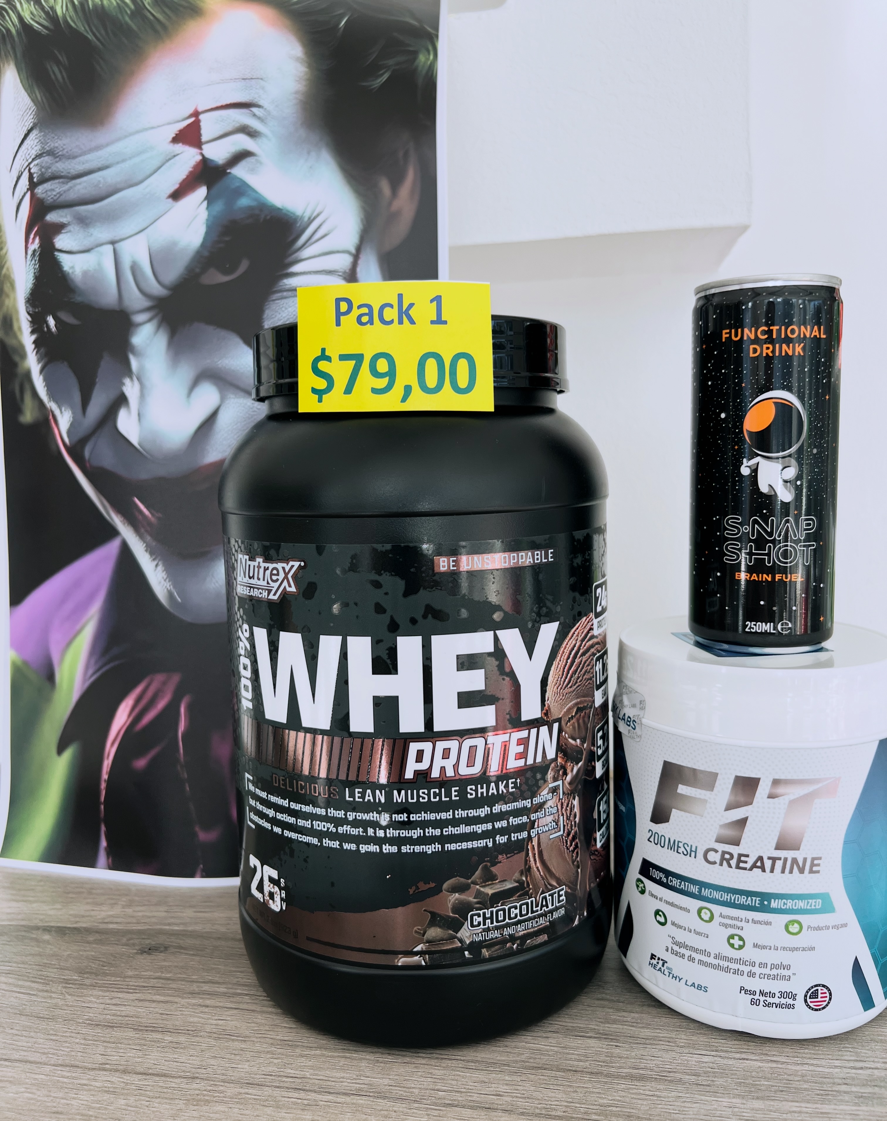 The Supplements Shoppe Facebook ad: AGOSTO SIN EXCUSAS