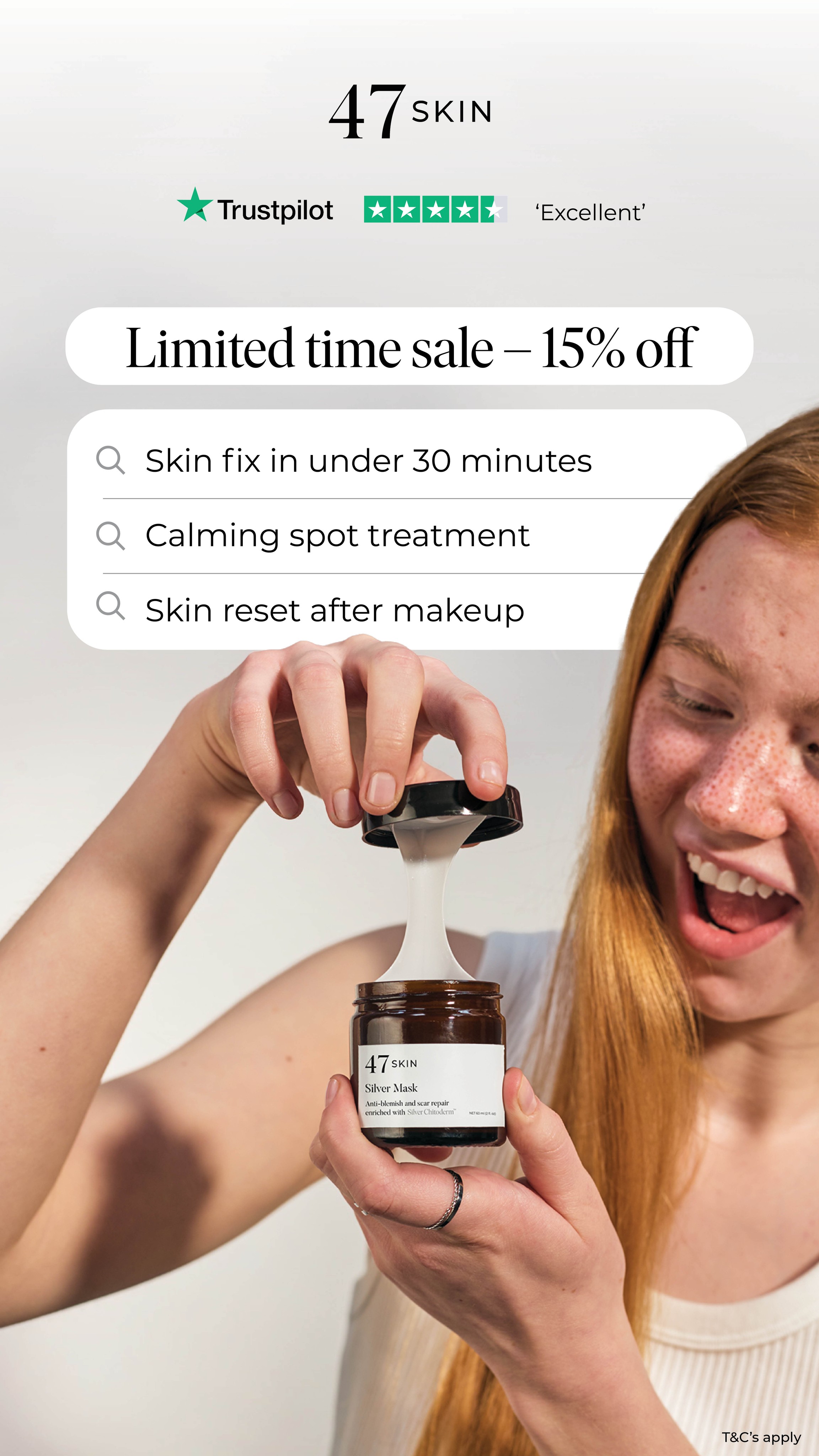 47Skin Facebook ad