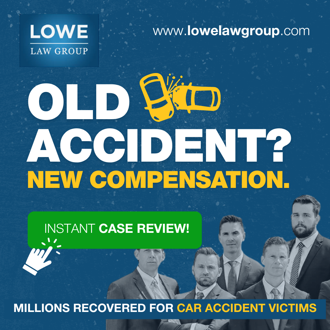 Lowe Law Group Facebook ad: Free Case Review in MINUTES
