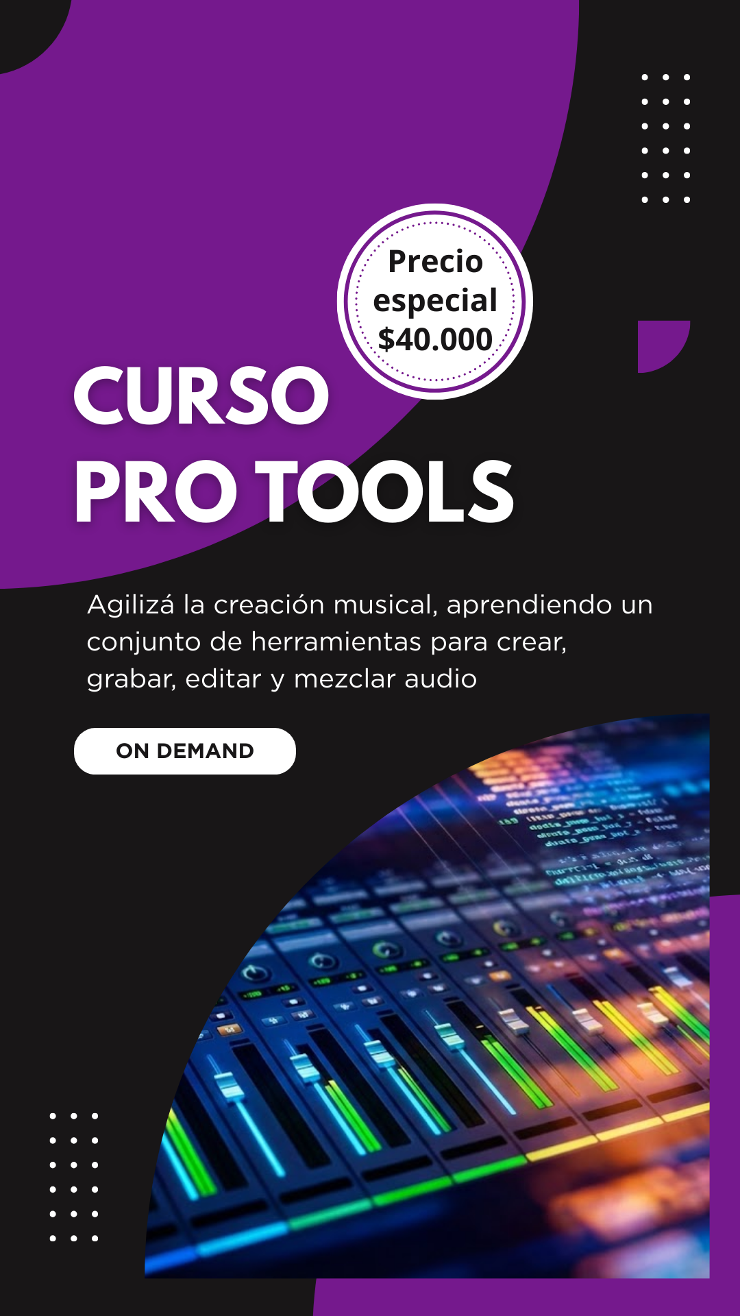 Instituto de Sonido Orion Facebook ad from Jan 14, 2026